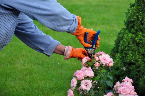 Local garden landscaping work in Shepherdsbush with access considerations